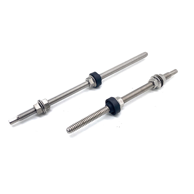 Kepiye carane Solar Roof Hook SS304 SS410 Cepet-cepet Self Broaching Hanger Bolt kanggo Logam Ngapikake Keandalan Pemasangan Solar
