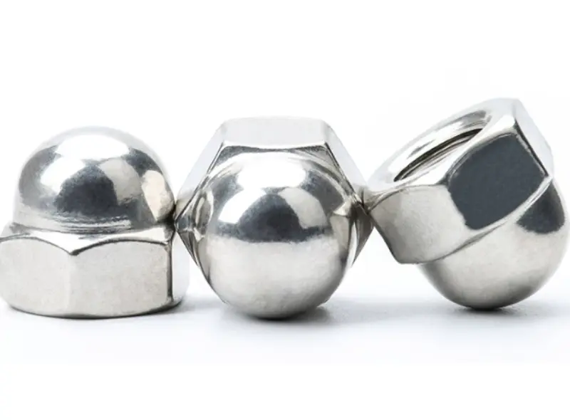 Apa DIN1587 Cap Nut Zinc Plated Carbon Steel digunakake?