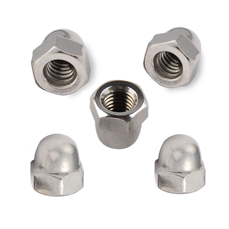 304 316 Stainless Steel DIN 1587 M6 F594 DIN1587 Acorn Hex Domed Cap Nut