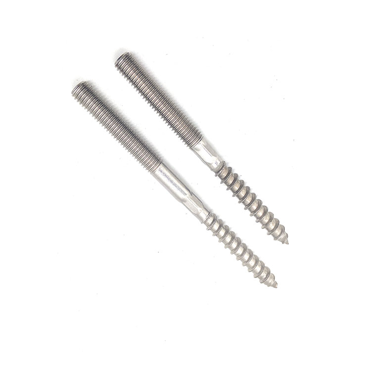 304 316 Stainless Steel Self Tapping Screw Dowel Screw Double Kepala Gantungan Bolt