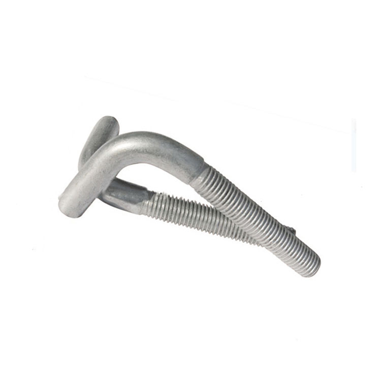 4.8 Kelas Hot Dip Galvanized L Shaped Anchor Foundation Bolt