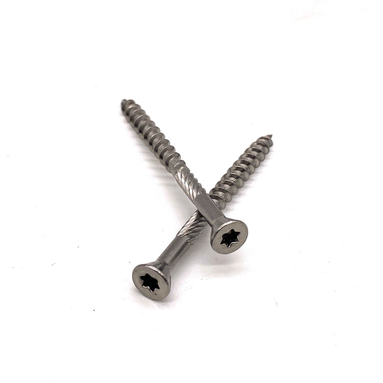 Astm A574 M5 Cross Flat Kepala Deck 316 Stainless Steel Self Tapping Screw