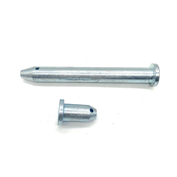 Blue White Zinc Carbon Steel 50mm 100mm Carbon Steel Clevis Pins Kanthi Lubang