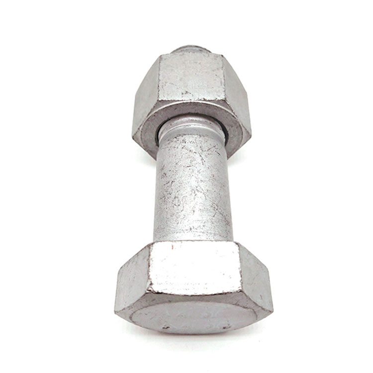 Baja Karbon ASTM A325 HDG Heavy Hex Head Structural Bolt And Nut