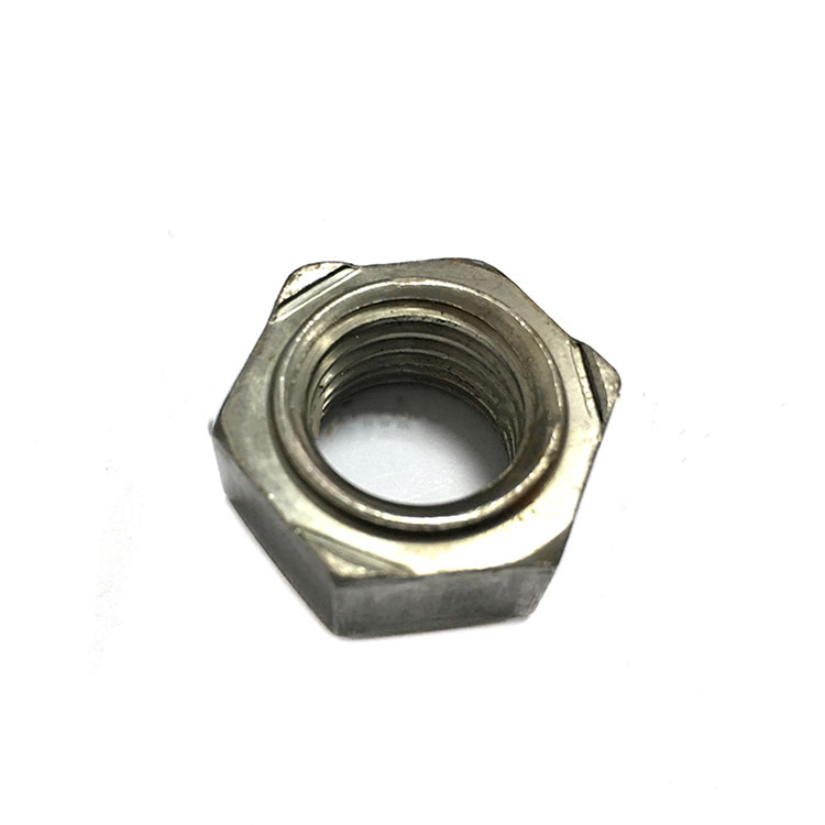 Baja Karbon M4 M6 M8 Plain Customized Hex Weld Nut