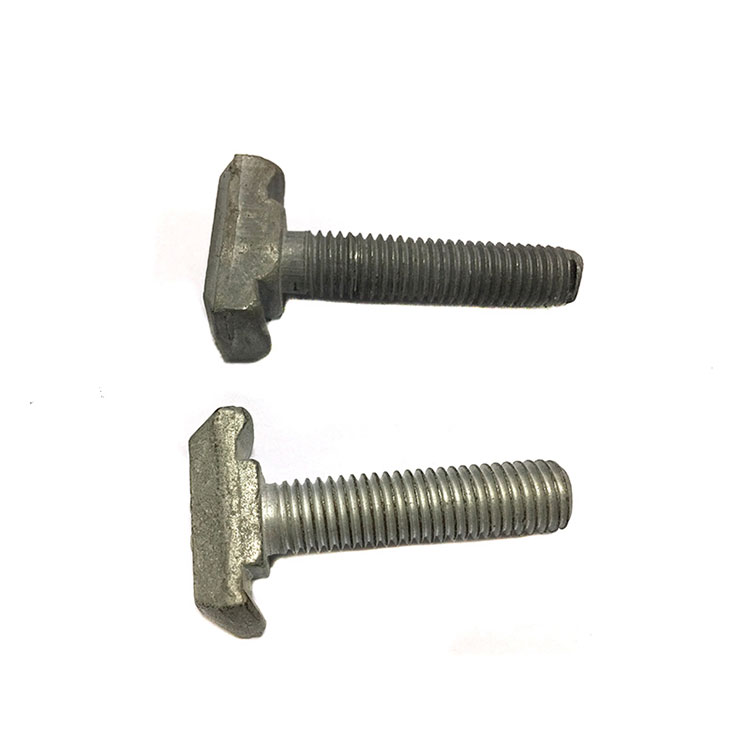 DIN 186 Grade 8.8 High Quality Seng Putih T Kepala Bolts