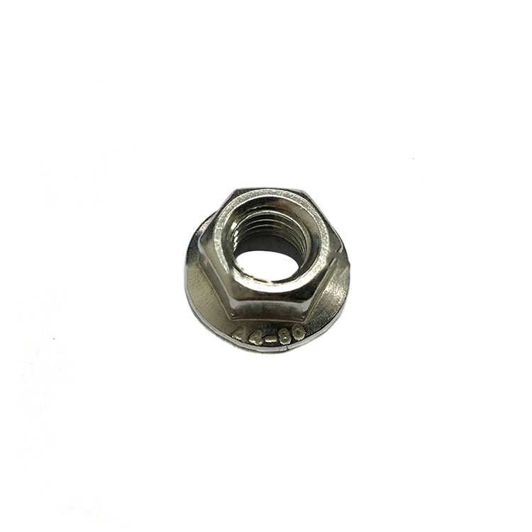 DIN6923 Stainless Steel Polos SS304 SS316 Serrated Hex Flange Nut