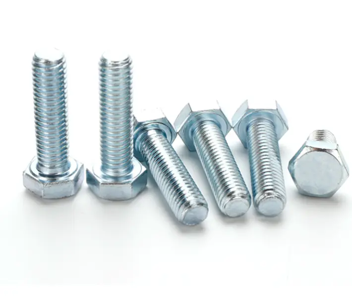 DIN933 Seng Plated Carbon Steel Full Thread Hex Bolt