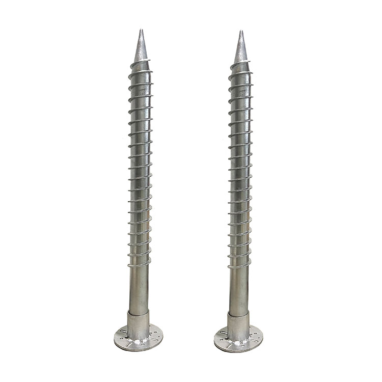 Hot DIP Galvanized Solar Fittings Floor Mounting Ground Screw kanggo krenjang