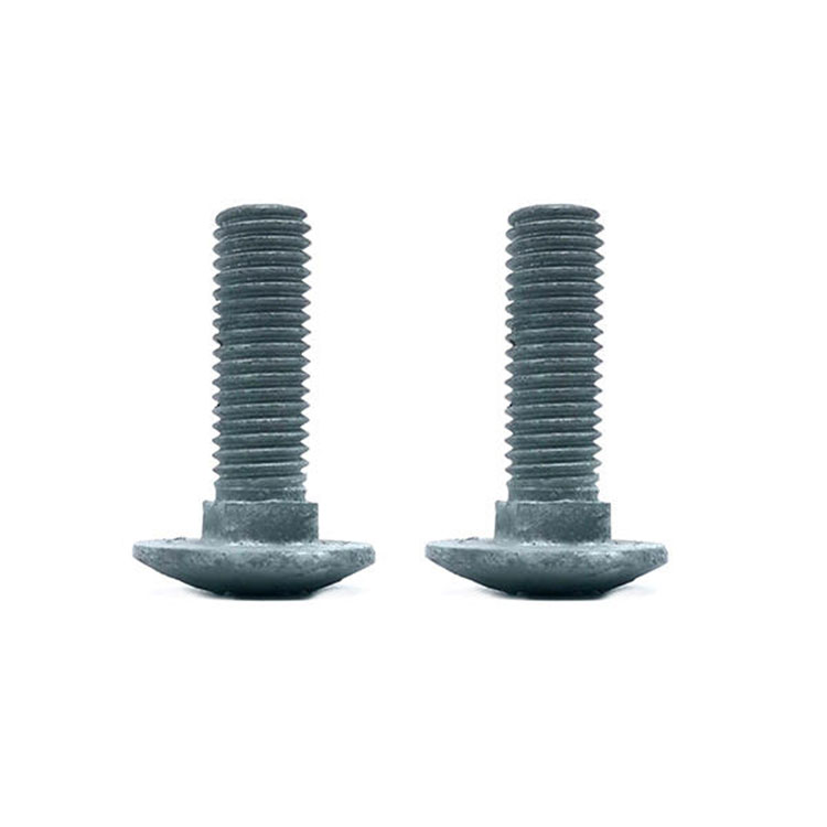 Kekuatan Tinggi 4.8/8.8/10.9/12.9 Kelas Baja Karbon Hot Dipped Galvanized HDG Carriage Bolt Digunakan untuk Menara Listrik