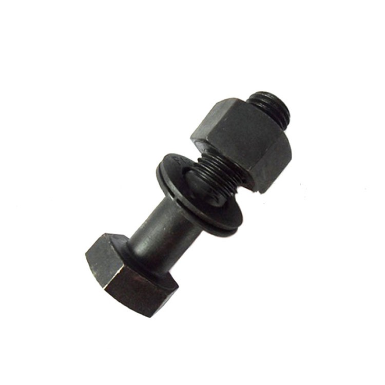 Kekuwatan dhuwur Steel Black Struktur Hex Bolts DIN6914