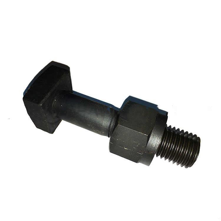 M12 Grade 8.8 High Tensile Putih Seng Plated Square Kepala Bolts