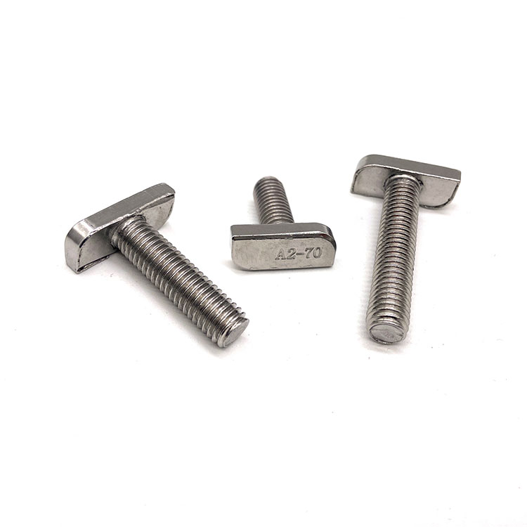 M3 M8 M12 Customized Stainless Steel 304 316 A2 A4 T Kepala Bolts