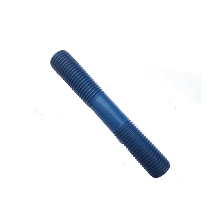 PTFE TEFLON Biru Ujung Ganda Baja Tahan Karat 316L 316 304 Baut Stud