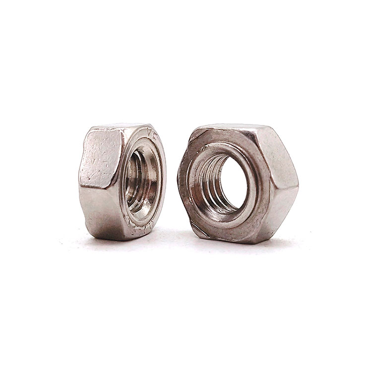 Ukuran M6 DIN929 Stainless Steel Hexagon Weld Nut