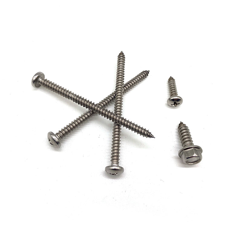 Stainless Steel A2-70 A4-80 Cross Recessed Pan Kepala Self Tapping Screws