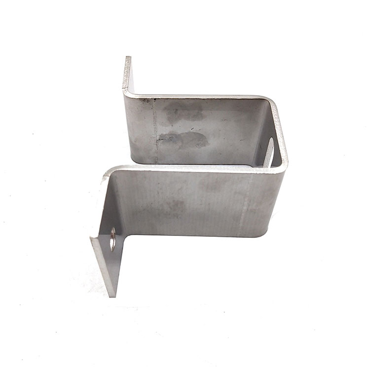 Stainless Steel U Shaped Pancing Bracket Channel Clamp Metal Wall Brackets kanggo soyo tambah