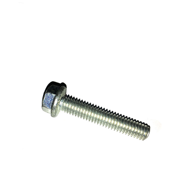 Seng Plated Hex Flange Serrated Bolt- DIN6921